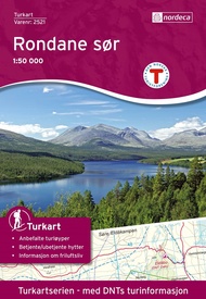 Wandelkaart 2521 Turkart Rondane Sør | Nordeca