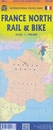 Spoorwegenkaart France North Rail & Bike Travel - Noord Frankrijk | ITMB