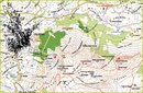 Wandelkaart - Topografische kaart A14 Supramonte di Oliena ed Orgosolo | Abies