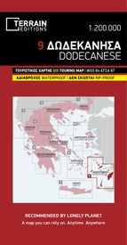 Wegenkaart - landkaart - Fietskaart 9 Touring Map Dodekanesos - Dodecanese | Terrain maps