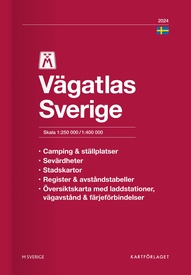 Wegenatlas Sverige Vägatlas 2024 - Zweden | Norstedts