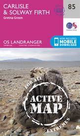 Wandelkaart - Topografische kaart 85 Landranger Active Carlisle / Solway Firth | Ordnance Survey