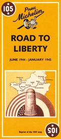 Historische Kaart 105 Road to Liberty | Michelin