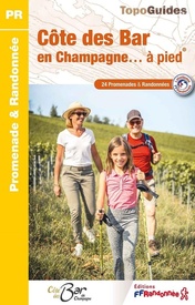 Wandelgids P101 La Côte des Bar en Champagne... à pied | FFRP