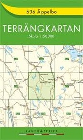 Wandelkaart - Topografische kaart 636 Terrängkartan Äppelbo | Lantmäteriet