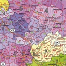 Wandkaart Europa met postcodes | Freytag & Berndt Wandkaart Europa met postcodes | 114 x 97 cm | Freytag & Berndt