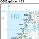 Wandelkaart - Topografische kaart 469 OS Explorer Map Shetland - Mainland North West | Ordnance Survey