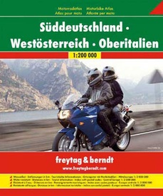 Wegenatlas Motorradatlas Zuid Duitsland - West Oostenrijk - Noord Italië | Freytag & Berndt
