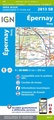 Wandelkaart - Topografische kaart 2813SB Epernay-Verzy | IGN - Institut Géographique National