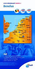 Wegenkaart - landkaart Europa 3 Benelux | ANWB Media