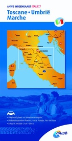 Wegenkaart - landkaart ANWB wegenkaart Italië 7. Toscane,Umbrië,Marche | ANWB Media