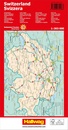 Wegenkaart - landkaart Road maps Schweiz - Zwitserland | Hallwag