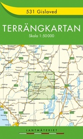 Wandelkaart - Topografische kaart 531 Terrängkartan Gislaved | Lantmäteriet