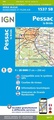 Topografische kaart - Wandelkaart 1537SB Pessac | IGN - Institut Géographique National