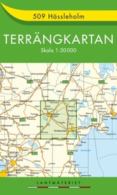 Wandelkaart - Topografische kaart 509 Terrängkartan Hässleholm | Lantmäteriet