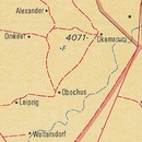 Topografische kaart - luchtvaartkundige kaart 1914 Otjiwarongo| Namibiana