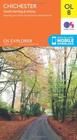 Wandelkaart - Topografische kaart OL08 OS Explorer Map Chichester, South Harting & Selsey | Ordnance Survey