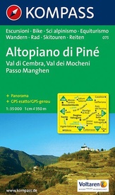 Wandelkaart 075 Altopiano di Piné | Kompass