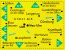 Wandelkaart 789 Rund um Ulm | Kompass