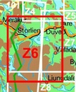 Wandelkaart Z6 Fjällkartan Storlien - Ljungdalen | Lantmäteriet
