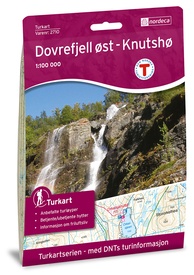 Wandelkaart 2710 Turkart Dovrefjell Øst - Knutshø | Nordeca