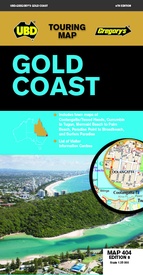 Wegenkaart - landkaart 404 Gold Coast | UBD Gregory's