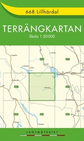 Wandelkaart - Topografische kaart 668 Terrängkartan Lillhärdal | Lantmäteriet