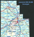 Wandelkaart - Topografische kaart 2529E Gannat ( Auvergne - Allier) | IGN - Institut Géographique National
