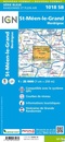 Wandelkaart - Topografische kaart 1018SB Saint-Méen-le-Grand – Merdrignac | IGN - Institut Géographique National