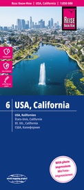 Wegenkaart - landkaart 6 USA Kalifornien - Californië | Reise Know-How Verlag