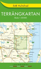 Wandelkaart - Topografische kaart 548 Terrängkartan Hultsfred | Lantmäteriet