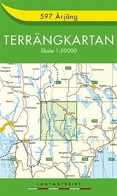 Wandelkaart - Topografische kaart 597 Terrängkartan Arjang | Lantmäteriet
