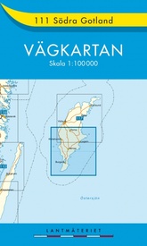 Wegenkaart - landkaart 111 Vägkartan Södra Gotland ( Zuid Gotland) | Lantmäteriet