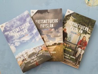 Fietsnetwerk Fryslan Friesland - set van 3 kaarten