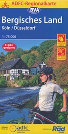 Fietskaart ADFC Regionalkarte Bergisches Land | BVA BikeMedia
