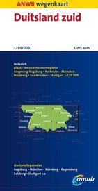 Wegenkaart - landkaart Duitsland zuid | ANWB Media