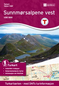 Wandelkaart 2691 Turkart Sunnmørsalpene Vest | Nordeca