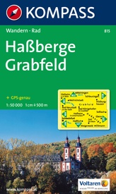 Wandelkaart 815 Haßberge-Grabfeld | Kompass