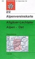 Wandelkaart 2/2 Alpenvereinskarte Allgäuer - Lechtaler Alpen, Ost | Alpenverein