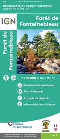 Wandelkaart 82019 Forêt de Fontainbleau - Boulderlocaties | IGN - Institut Géographique National