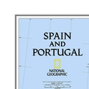 Wandkaart Spain - Spanje & Portugal 83 x 55 cm | National Geographic