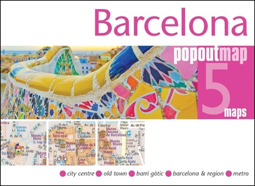 Stadsplattegrond Popout Map Barcelona | Compass Maps