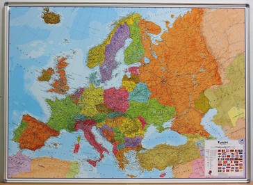 Wandkaart - Prikbord Europa - Europe 140 x 100 cm | Maps International