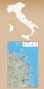 Wegenkaart - landkaart - Wandelkaart Costa Smeralda | Global Map