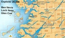 Wandelkaart - Topografische kaart 392 OS Explorer Map | Active Ben Nevis Map The Mamores & The Grey Corries. Kinlochleven & Spean Bridge | Ordnance Survey Wandelkaart - Topografische kaart 392 OS Explorer Map Ben Nevis & Fort William | Ordnance Survey