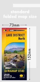 Wandelkaart Lake District Noord | Harvey Maps