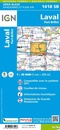 Wandelkaart - Topografische kaart 1418SB Laval - Port-Brillet | IGN - Institut Géographique National