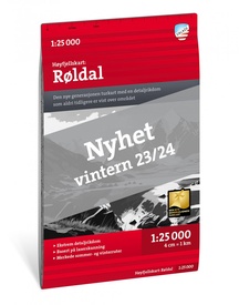 Wandelkaart Hoyfjellskart Røldalsfjell | Noorwegen | Calazo