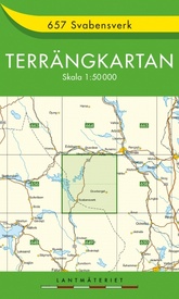 Wandelkaart - Topografische kaart 657 Terrängkartan Svabensverk | Lantmäteriet