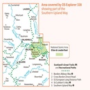 Wandelkaart - Topografische kaart 338 OS Explorer Map Galashiels, Selkirk, Melrose | Ordnance Survey